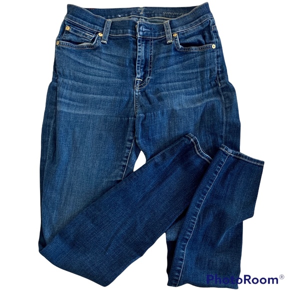 7 Denim Jeans - Skinny Leg 26 - Picture 6 of 9
